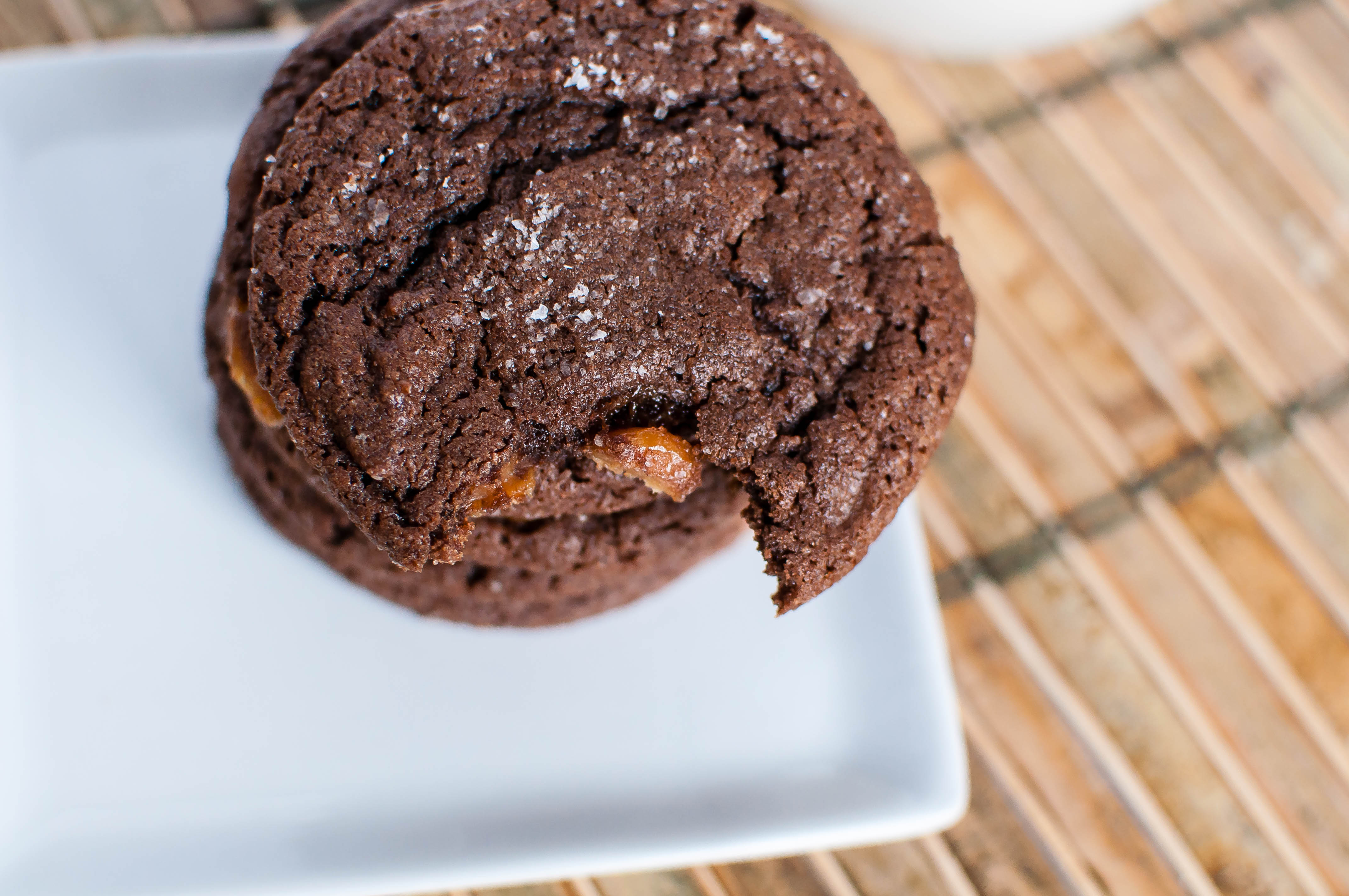 Salted Caramel Mocha Cookies