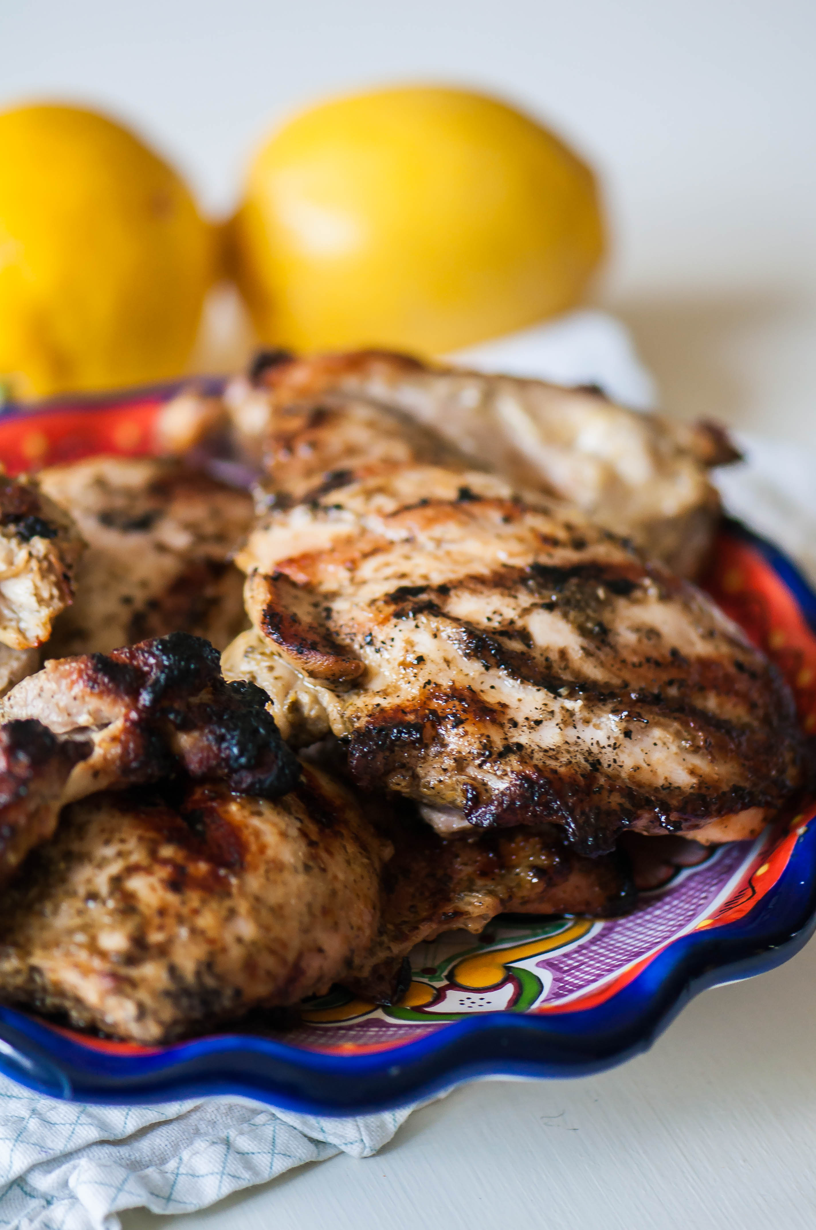 Grilled Lemon Pesto Chicken