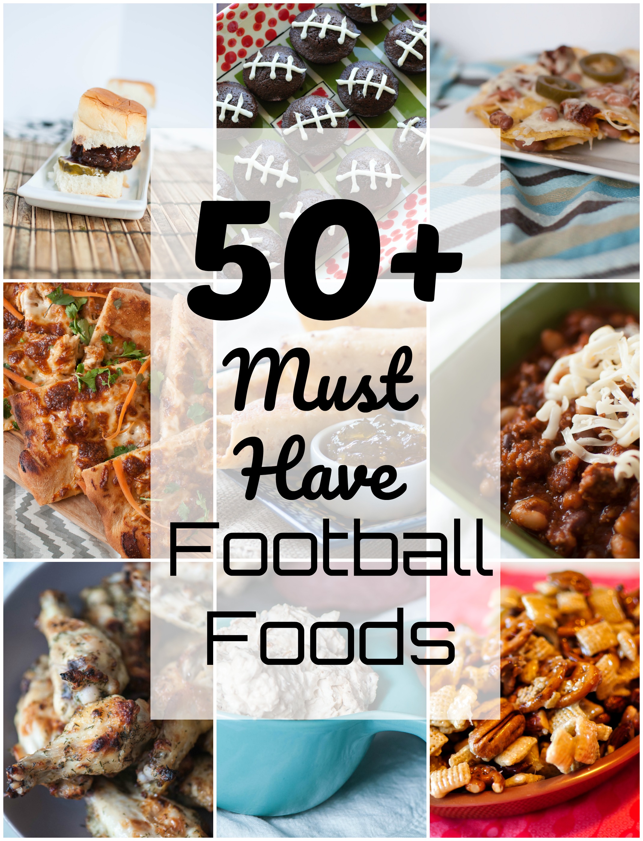 50+ Must Have Football Foods
