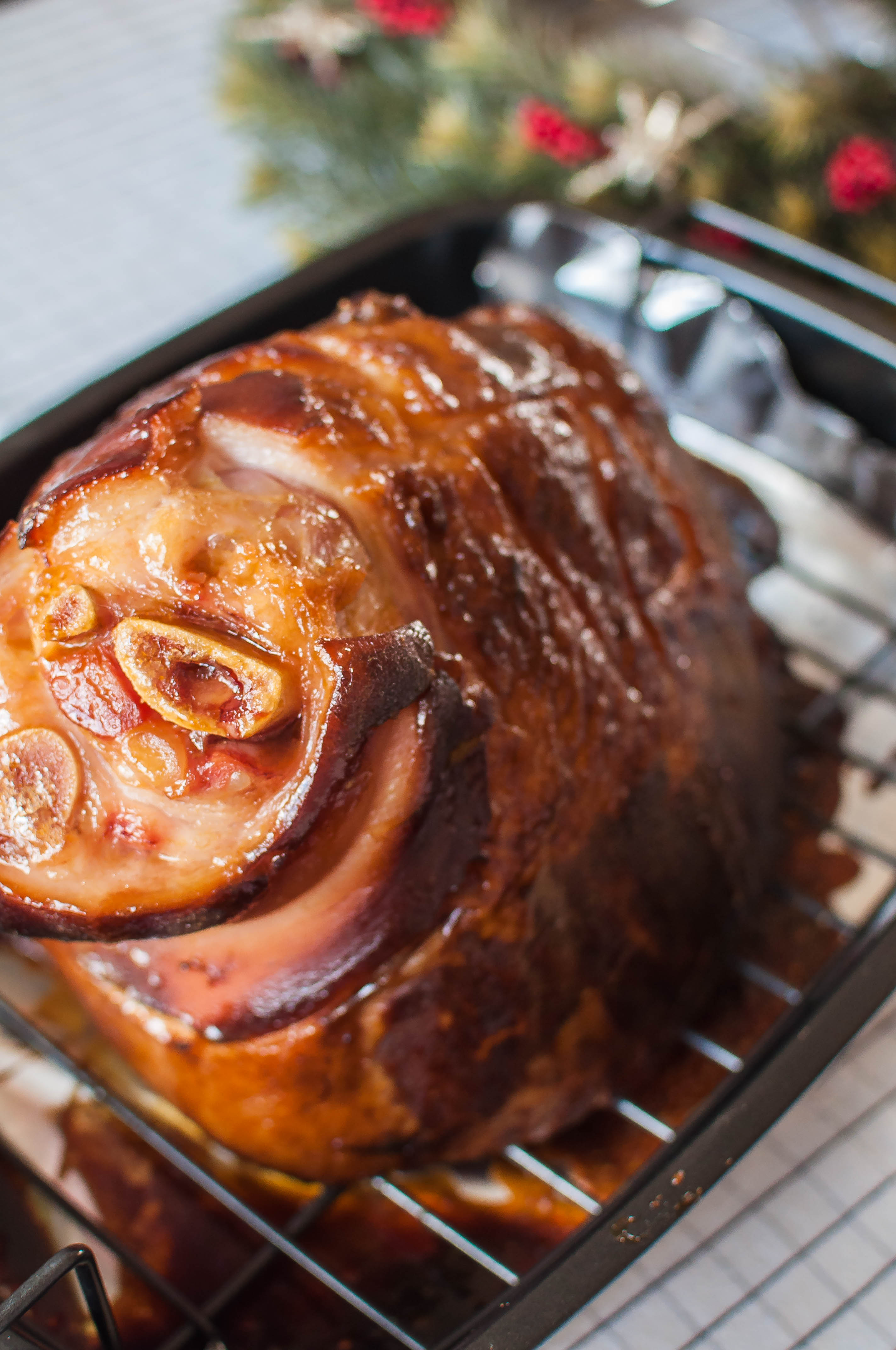 Brown Sugar Mustard Glazed Ham