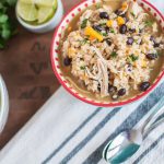 Instant Pot Mexican Chicken Stew is a snap to make in just 20 minutes. It's warming, hearty and spicy. Filled with chicken, beans, rice, sweet potatoes.