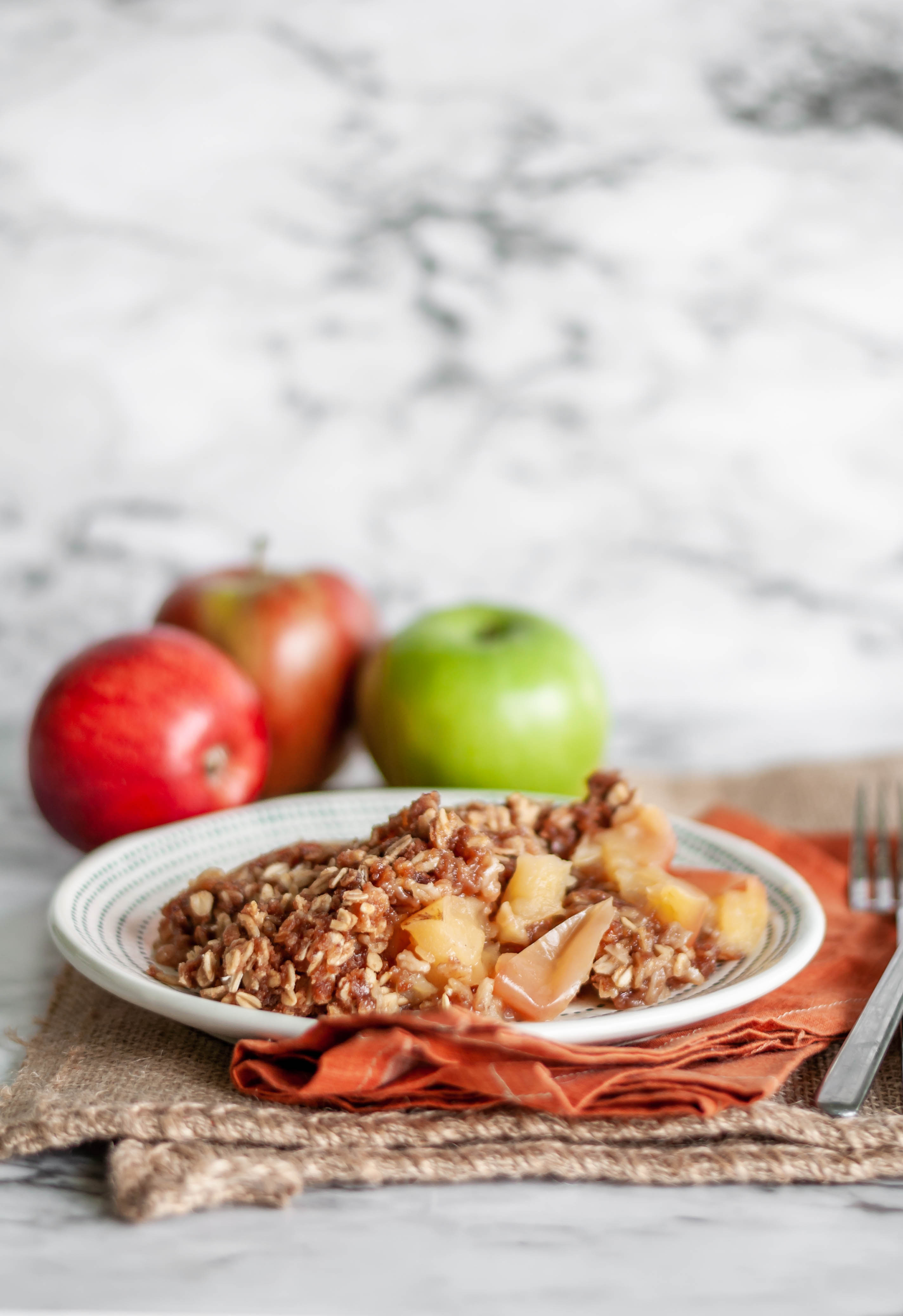 Instant Pot Apple Crisp is the perfect way to celebrate fall. Only 5 minutes to cook in the Instant Pot. Check out my guide to the Best Apples for Baking.