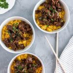 Instant Pot Thai Beef is a super simple dinner you need this week. Less than 30 minutes needed for this super flavorful Thai Beef.