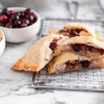 Repurpose your delicious Thanksgiving leftovers and make these Thanksgiving Leftovers Hot Pockets. I've teamed up with the National Turkey Federation to bring you a turkey-licious recipe that you'll love this fall and all year long. Mashed potatoes, stuffing, cranberry sauce and turkey cooked in flaky pie dough to golden perfection.