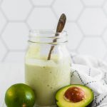 This Copycat Chick-fil-A Avocado Lime Ranch tastes just like the real deal. It's simple to make with a small handful of ingredients that are easy to pick up from the store. Bright, fresh and totally delicious on all your summer salads.