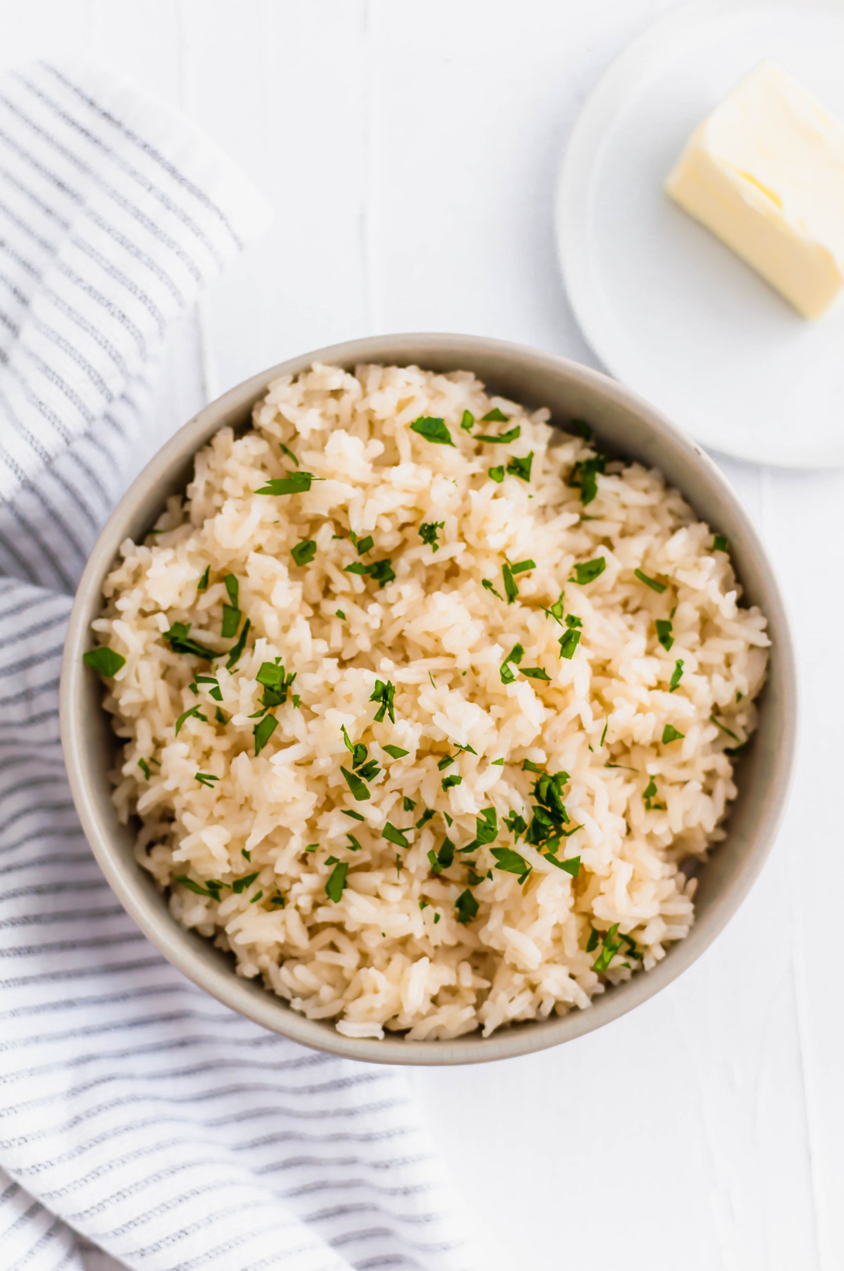 Get ready for the best rice of your life. This Butter Rice is packed with rich, buttery flavor. Chicken stock adds another flavor dimension.