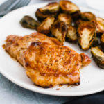 I'm bringing more fall flavors to the table with these Maple Mustard Pork Chops. Done in 30 minutes with pantry staples, these are sure to be a cool weather favorite.