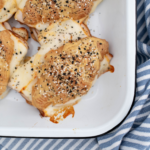 Baked Turkey Croissants in a 13x9 pan.